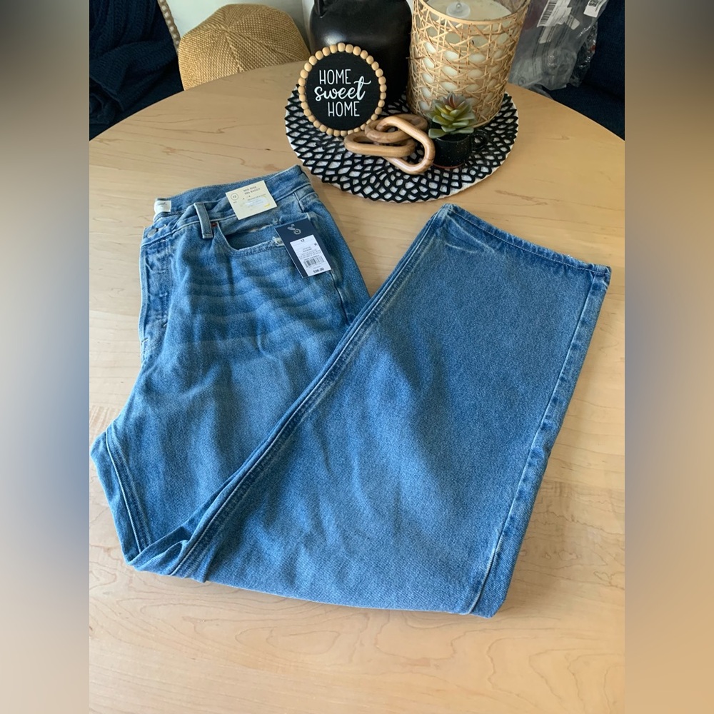 NWT Universal Thread Mid-Rise 90’s Baggy Jeans 12
